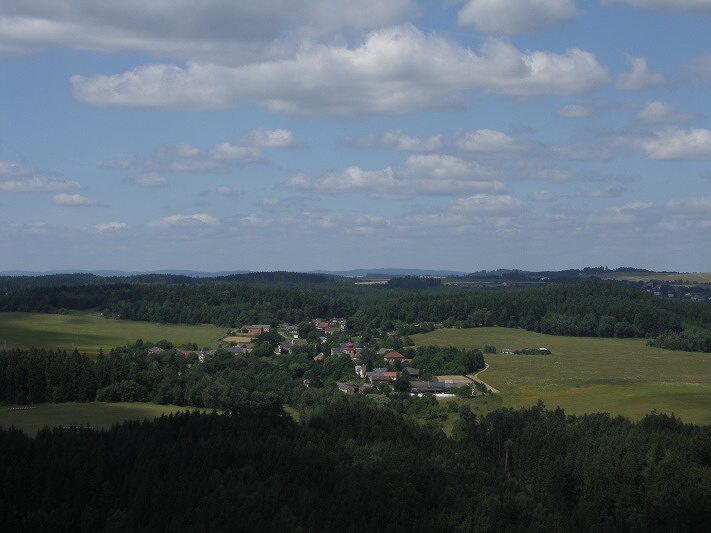 VYHLÍDKA Z KRASÍKOVA NA DOMASLAV - Liběna Stiebitzová